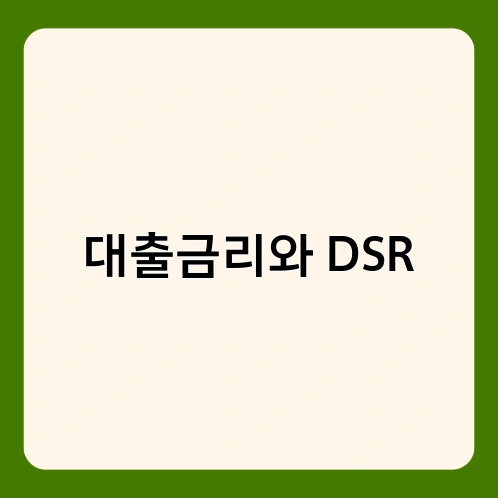대출금리와 DSR 3