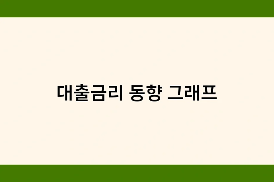 대출금리 동향 그래프 썸네일